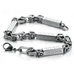 Reliable Reputation Male Concise Titanium Bracelet