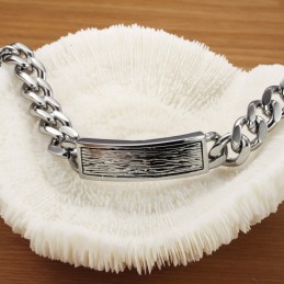To Enjoy High Reputation At Home And Abroad Male Titanium Bracelet