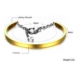 Reliable Quality Sweetheart Titanium Bracelet