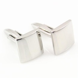 Titanium Convex Square Cufflinks