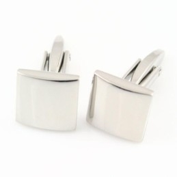 Titanium Convex Square Cufflinks