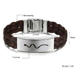Dependable Performance Male Viper Titanium Bangle