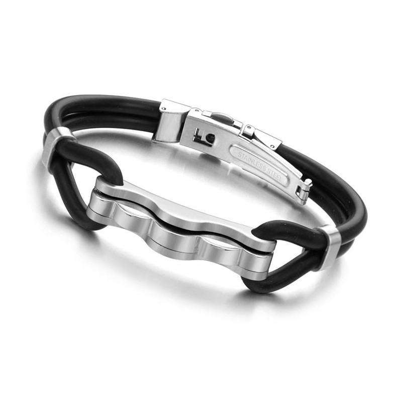 Superior Quality Titanium Silicone Bangle
