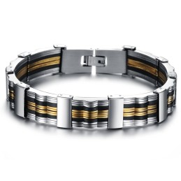 Reliable Quality Male Titanium Silicone Bangle