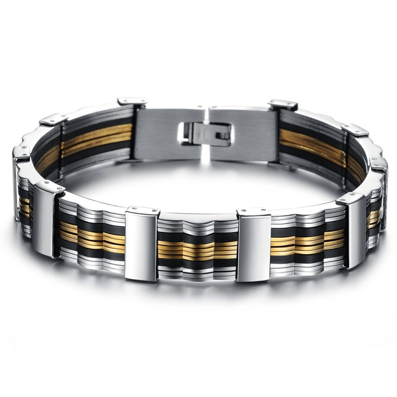 Reliable Quality Male Titanium Silicone Bangle Reliable Quality Male Titanium Silicone Bangle