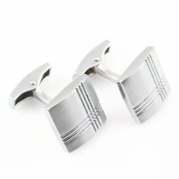 Fashion Titanium Crosswire Cufflinks