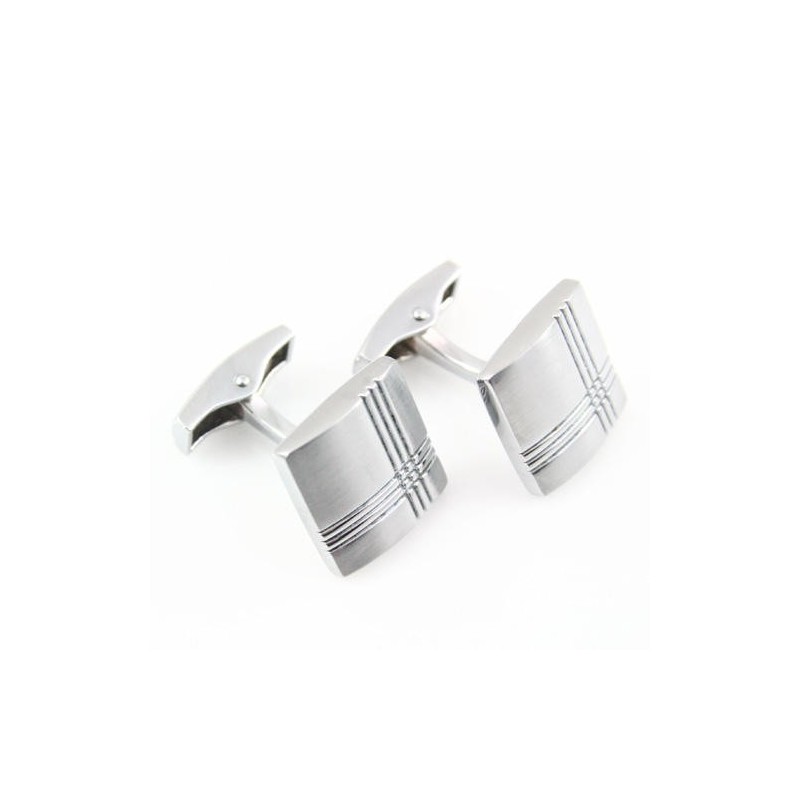 Fashion Titanium Crosswire Cufflinks
