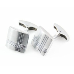 Fashion Titanium Crosswire Cufflinks