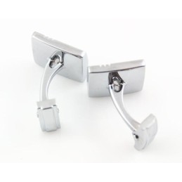Fashion Titanium Crosswire Cufflinks