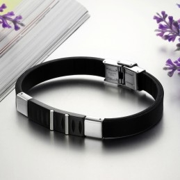 Well-Known For Its Fine Quality Titanium Silicone Bangle
