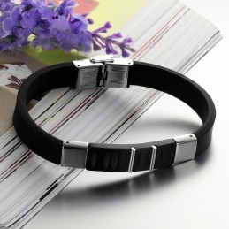 Well-Known For Its Fine Quality Titanium Silicone Bangle