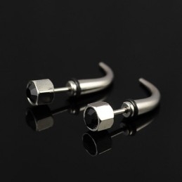 Mens Titanium Earrings