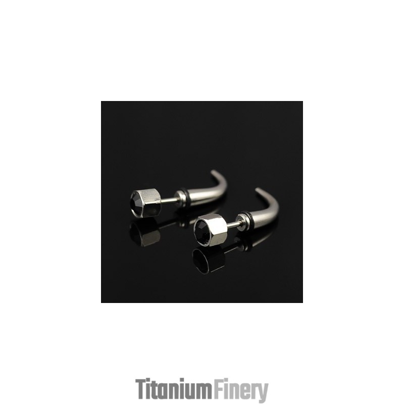 Mens Titanium Earrings Mens Titanium Earrings