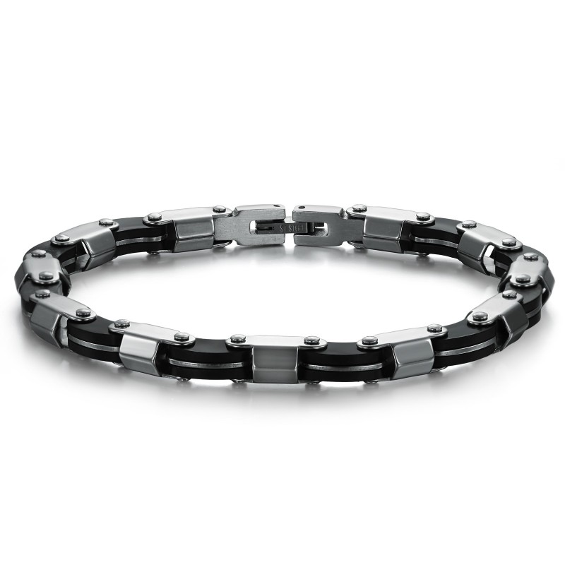 Wide Varieties Titanium Silicone Bangle Wide Varieties Titanium Silicone Bangle