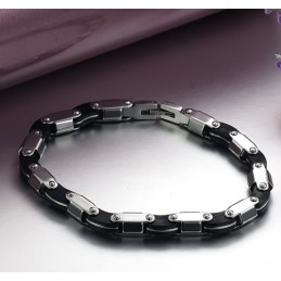 Wide Varieties Titanium Silicone Bangle