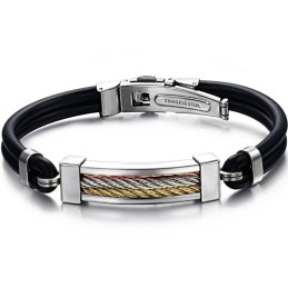 Easy To Use Titanium Silicone Bangle