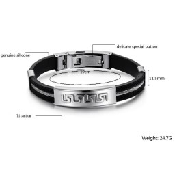 Reliable Quality Male Titanium Bangle