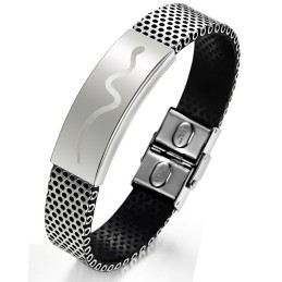 High Quality Male Viper Shape Titanium Bangle