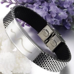 High Quality Male Viper Shape Titanium Bangle