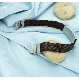 Complete In Specifications Brown Titanium Bangle