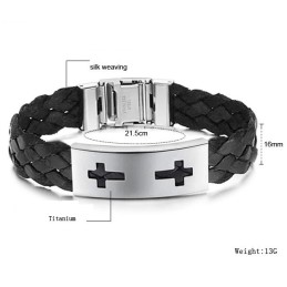 Stable Quality Cross Titanium Bangle