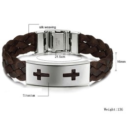 Stable Quality Cross Titanium Bangle
