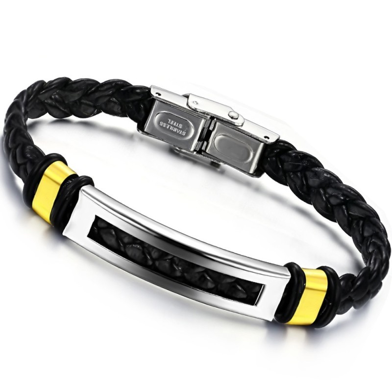 Selling Well All Over The World Titanium Leather Bangle Selling Well All Over The World Titanium Leather Bangle