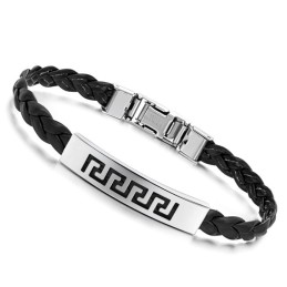 The King Of Quantity Female Titanium Leather Bangle