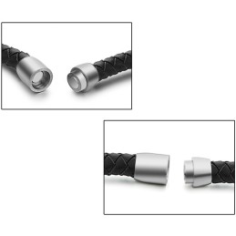 Stable Quality Female Titanium Leather Bangle