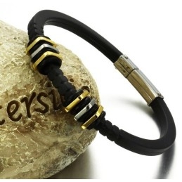 Well-Known For Its Fine Quality Titanium Silicone Bangle