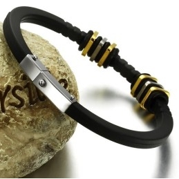 Well-Known For Its Fine Quality Titanium Silicone Bangle