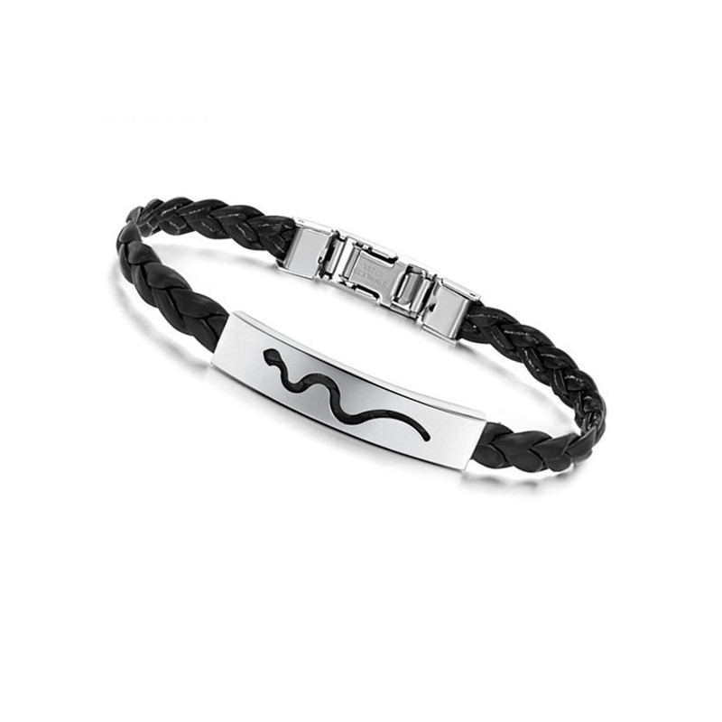 Reliable Reputation Female Titanium Leather Bangle Reliable Reputation Female Titanium Leather Bangle
