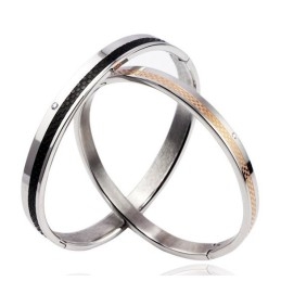 Durable In Use Titanium Bangle For Lovers