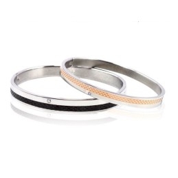 Durable In Use Titanium Bangle For Lovers