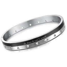 Complete In Specifications Titanium Bangle For Lovers
