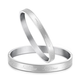 The Queen Of Quality Sweetheart Titanium Bangle For Lovers