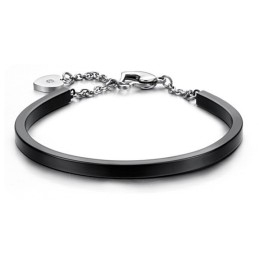 To Have A Long Story Female Sweetheart Titanium Bangle
