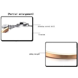 Reliable Quality Female Lock Shape Titanium Bangle