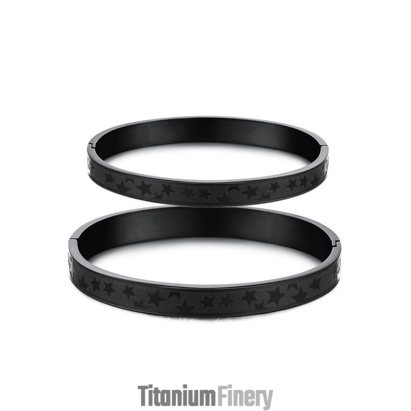 The Queen Of Quality Stars Titanium Bangle For Lovers The Queen Of Quality Stars Titanium Bangle For Lovers