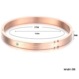 Complete In Specifications Titanium Bangle For Lovers