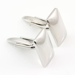 Titanium Convex Oblong Cufflinks