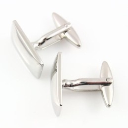 Titanium Convex Oblong Cufflinks
