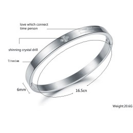 To Win Warm Praise From Customers Female Titanium Bangle