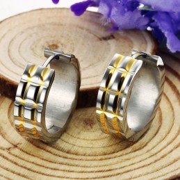 Stable Quality Unisex Titanium Earrings