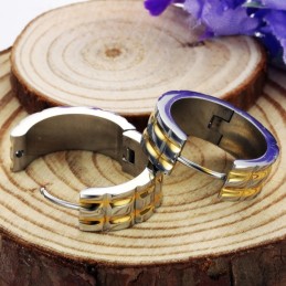 Stable Quality Unisex Titanium Earrings