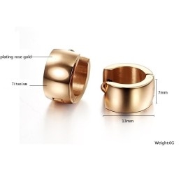 High Quality Female Titanium Earrings