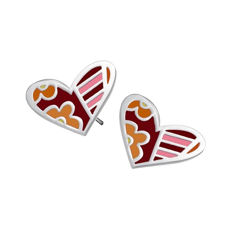 Stable Quality Female Sweetheart Titanium Earrings