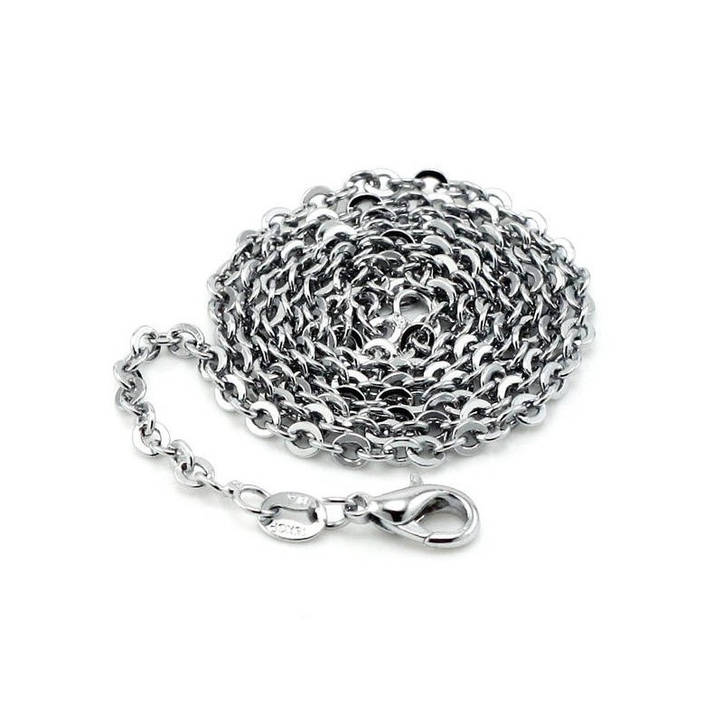 Stable Quality O Font Titanium Chain For Lovers