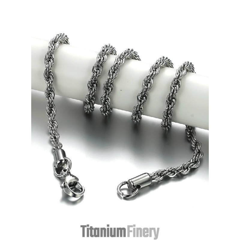 The Queen Of Quality Twist Titanium Chain
