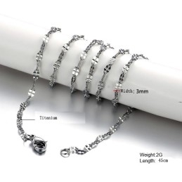 Quality And Quantity Assured Lip Type Titanium Chain
